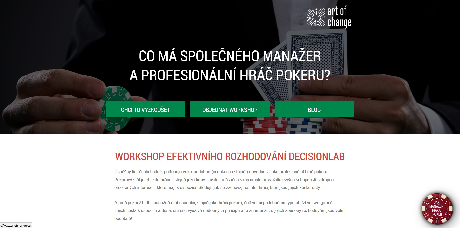 Web Umění efektivního rozhodování: Workshop pro manažery a obchodníky